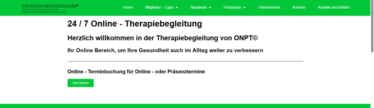 Terminbuchung direkt über das Online Portal